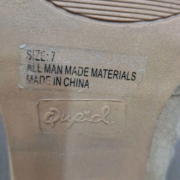 Cupid Brown Ankle Booties Women's Size 7 Casual Zip Up Boots. - Picture 7 of 7